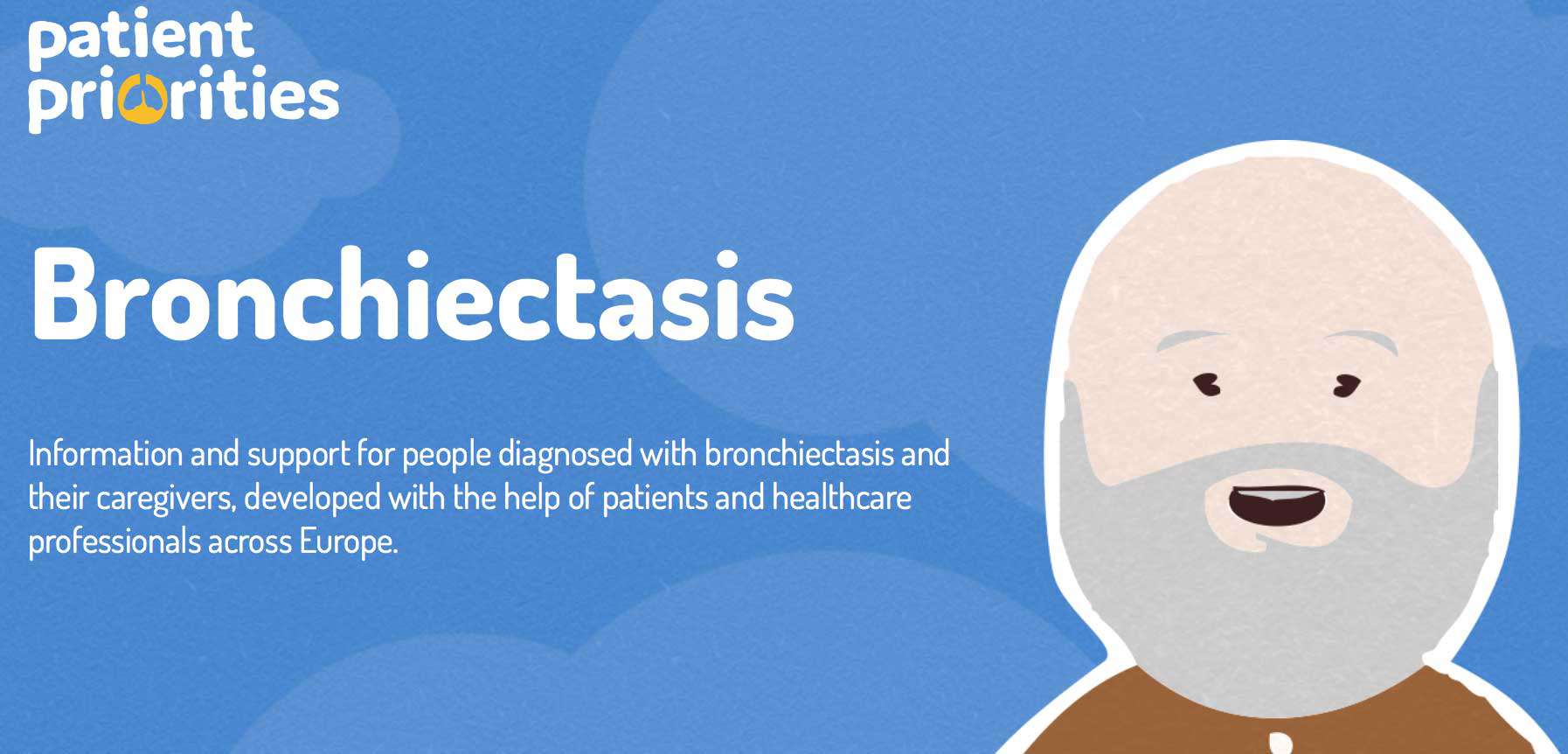 Visit the ELF Bronchiectasis Patient Priorities Website graphics
