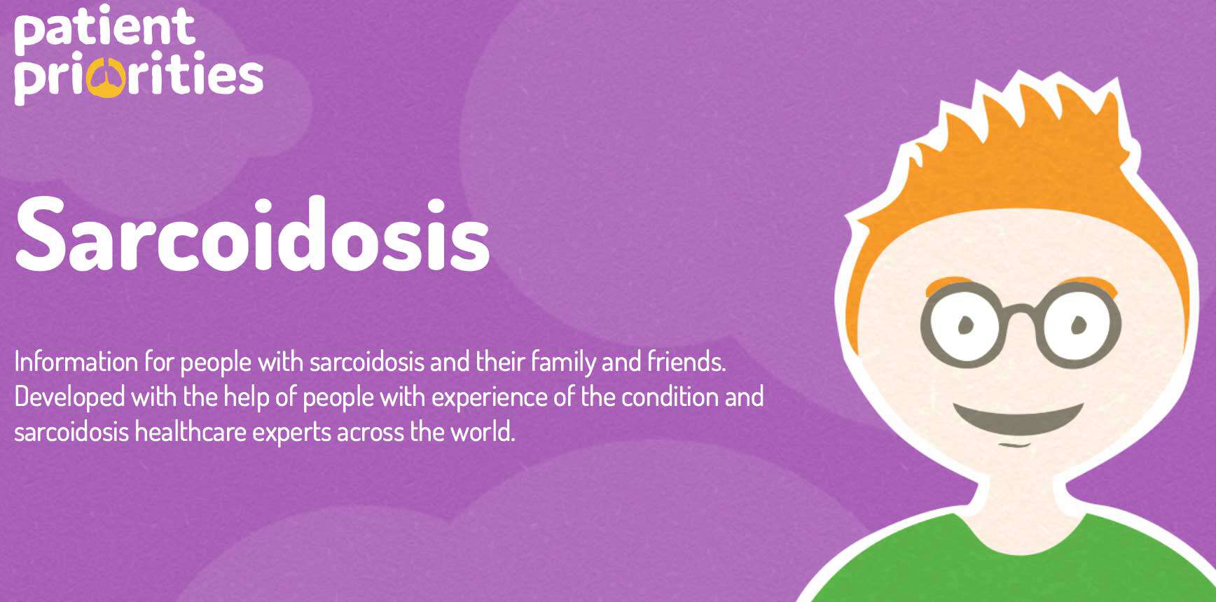 Visit the ELF Sarcoidosis Patient Priorities Website graphics
