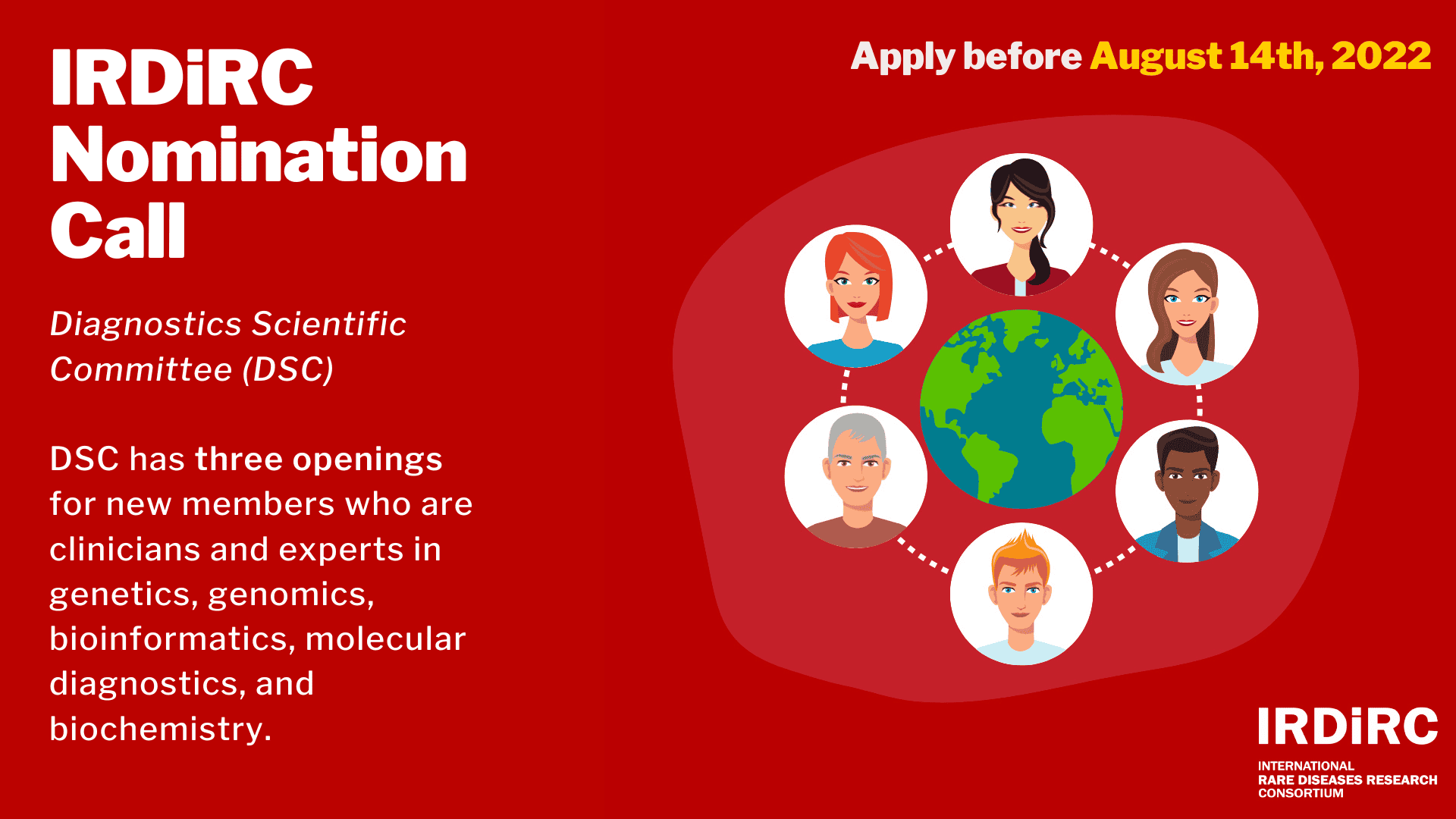 IRDiRC Nomination Call August 2022